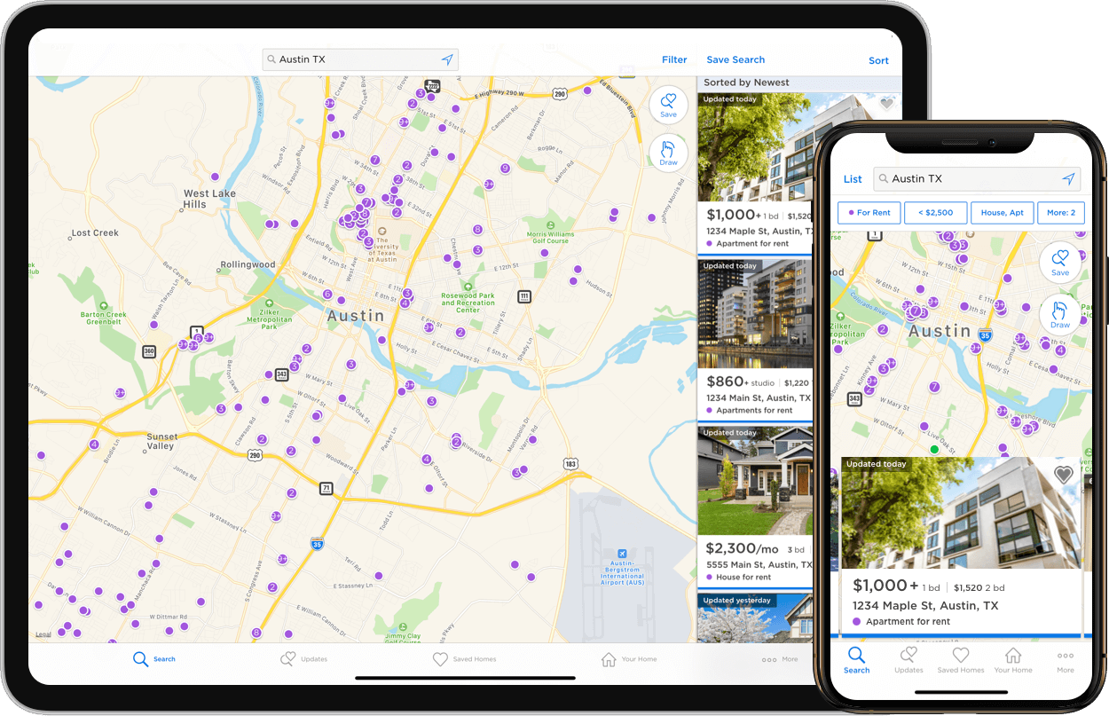 Zillow的网页版和App@greenice.net